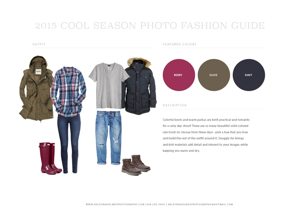 2015 Cool Season Photo Fashion Guide-Heleyna Holmes Photography