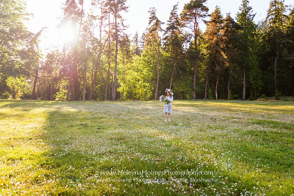 Mukilteo Family Photographer | Floral Crown Photo Session