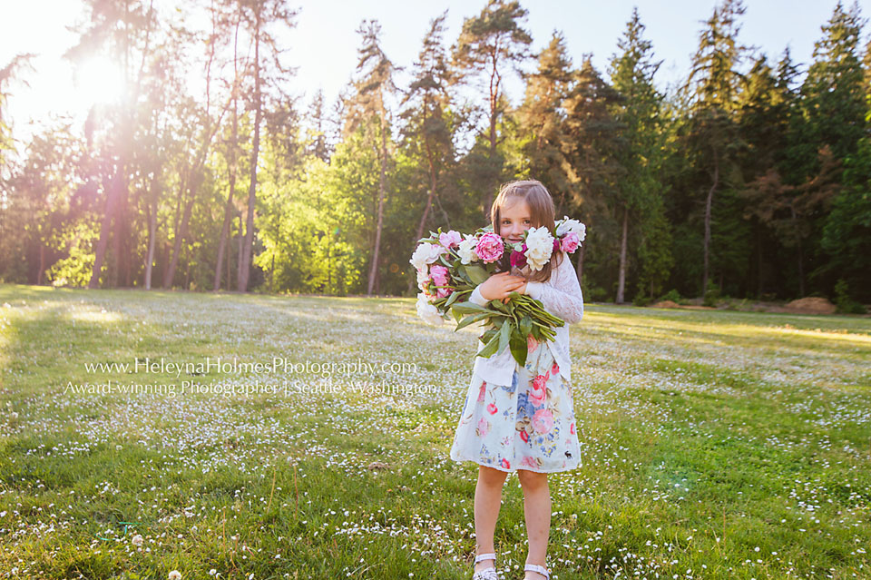 Mukilteo Family Photographer | Floral Crown Photo Session