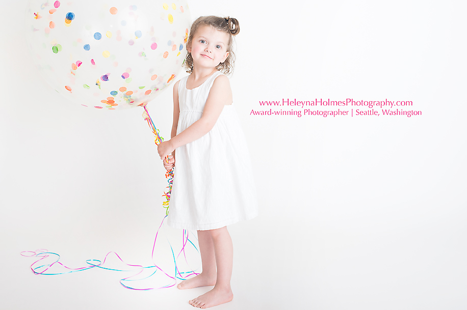 Children's studio photography, Seattle