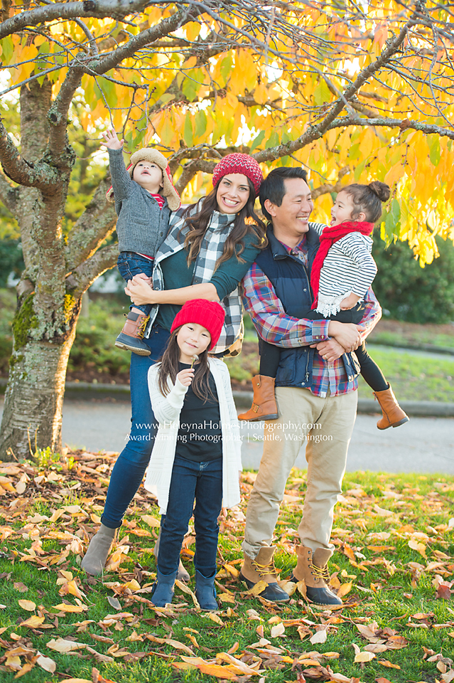 Seattle Fall Family Photos