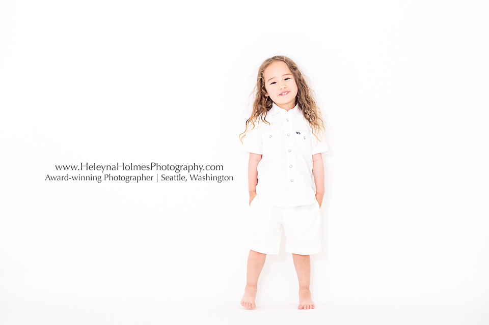 All White Photo Session Seattle