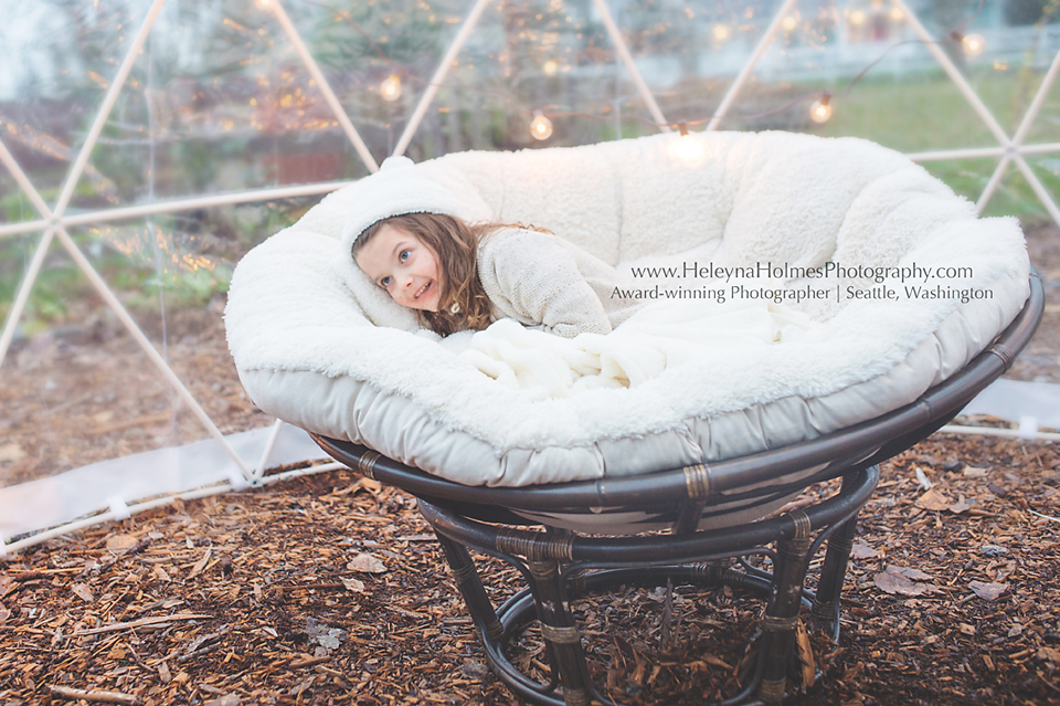 Garden Igloo - Tacoma Family Photographer