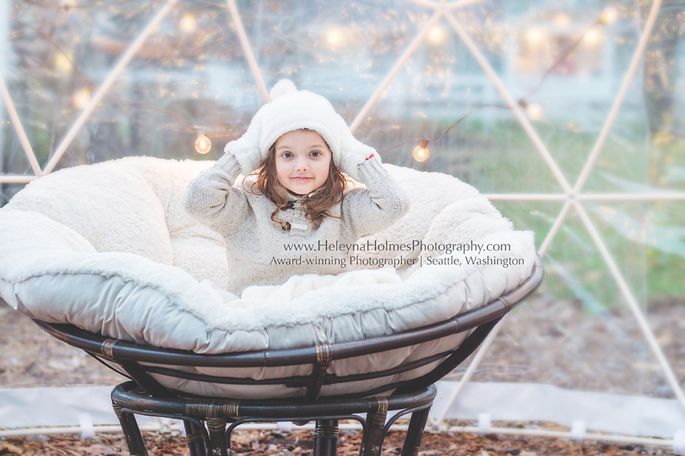 Garden Igloo - Tacoma Family Photographer