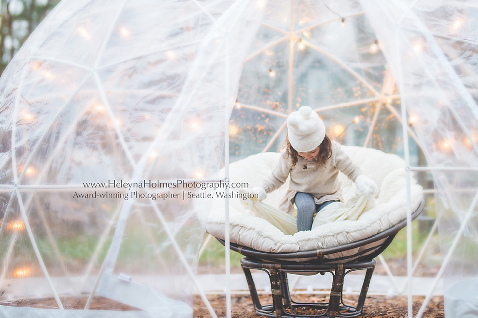 Garden Igloo - Tacoma Family Photographer