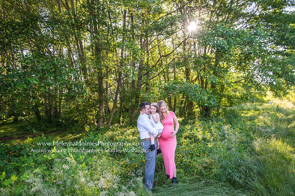 Seattle Family Maternity Photographer _The Center for Urban Horticulture