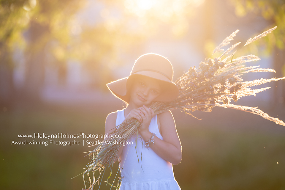 Seattle Child Photographer - Golden Hour Photo Session 