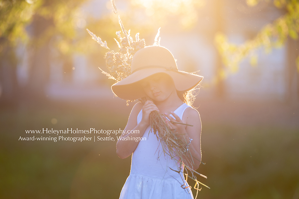 Seattle Child Photographer - Golden Hour Photo Session